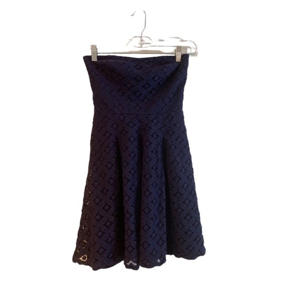 🌌Le Château XXS Navy Blue Late Bustier Dress 🌌 - Picture 1 of 7